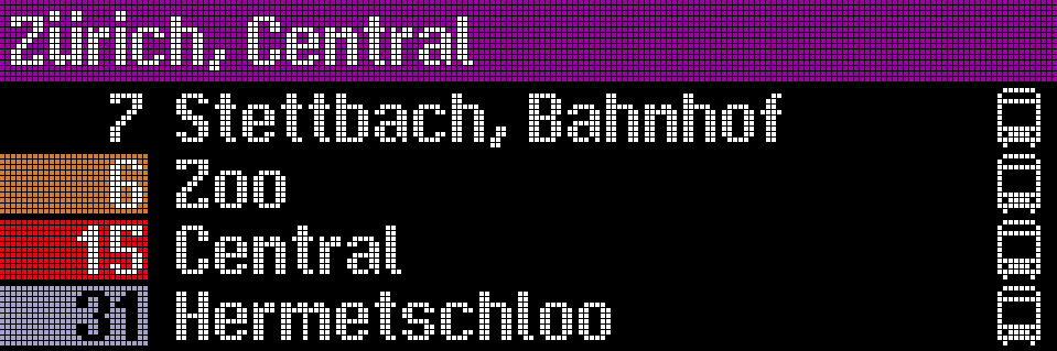 Station Display titlebar with custom color