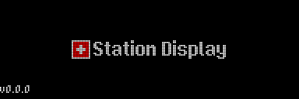 Station Display startup